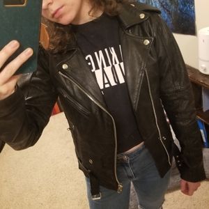 PeleCheCoco leather moto jacket